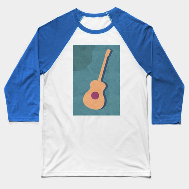 Guitar painting Baseball T-Shirt by OZOROZO